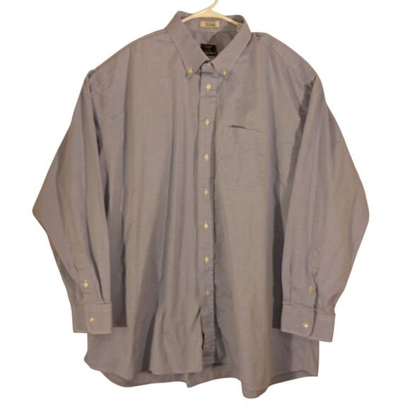 Gitman Bros for Westport dress shirt mens 4XLT 4XL XXXXL TALL big oxford 20-37 - Picture 1 of 9